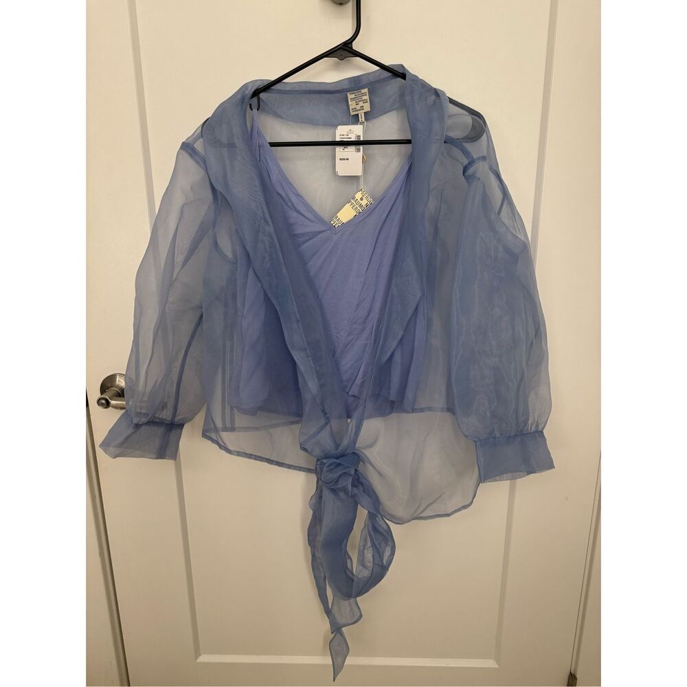 Baum und Pferdgarten Milou Organza Wrap Top - Picture 4 of 4